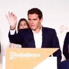 Albert Rivera, este lunes, se dirige al Consejo General de Ciudadanos.