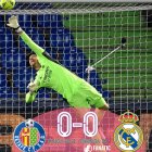 Getafe 0 - 0 Real Madrid: Courtois evitó males mayores