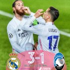 Real Madrid 3 – 1 Atalanta: Cazadora cazada