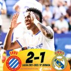 Espanyol 2 – 1 Real Madrid: Ancelotti sirve el alpiste