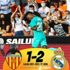 Valencia 1 – 2 Real Madrid: El Madrid asalta un infierno