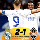 Real Madrid 2 – 1 Shakhtar: Dos campanadas del 'Vin-Ben'