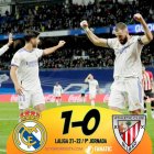 Real Madrid 1 – 0 Athletic: Un zarpazo y siete arriba