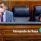 Pedro Sánchez y Yolanda Díaz, sentados en el Congreso