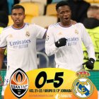 Shakhtar 0 – 5 Real Madrid: Vinícius deja una obra de arte