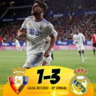 Osasuna 1-3 Real Madrid: LaLiga ya se acaricia