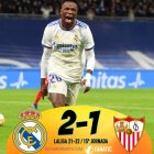 Real Madrid 2 – 1 Sevilla: Vinicius Superstar