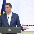 El presidente del Gobierno, Pedro Sánchez