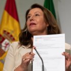 La consejera de Agricultura, Agua y Desarrollo rural de la Junta de Andalucía, Carmen Crespo (PP).