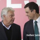 Felipe González y Pedro Sánchez