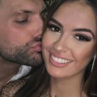 Albert Barranco y Tania Déniz, hace unos días. Instagram.