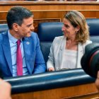 Pedro Sánchez y Teresa Ribera