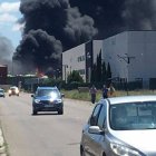 Momentos posteriores a la explosión en Calahorra