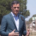 El presidente del Gobierno Pedro Sánchez en el Parque Nacional de Doñana (Huelva).