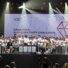 Foto de familia de todos los equipos durante la Gran Final de la Audi Creativity Challenge