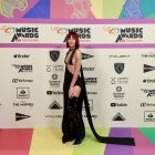 La cantante Aitana posando en photocall durante LOS40 Music Awards Santander 2023. Fuente: Europa Press