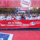 Cientos de personas participan en la Carrera Ponle Freno, en Madrid. Fuente: Europa Press.