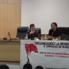 Pablo Iglesias durante aquella conferencia.