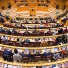 Panorámica del Senado, la cámara más relevante en la gestión del 155