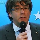 Puigdemont, cuando participó en Eurovisión