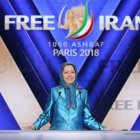 La presidenta del Consejo Nacional de Resistencia de Irán, Maryam Rajavi.