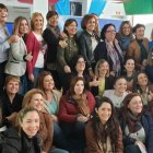 Dolors Montserrat e Isabel Bonig, durante un acto del PP con mujeres