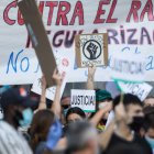 La concentración antirracista en Madrid ha derivado en una manifestación