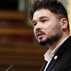 El portavoz de ERC en el Congreso de los Diputados, Gabriel Rufián