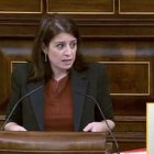 La portavoz del PSOE en el Congreso, Adriana Lastra.