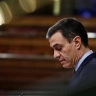 El presidente del Gobierno, Pedro Sánchez