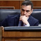 Pedro Sánchez, en el Congreso