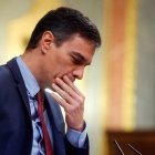 Pedro Sánchez, en el Congreso