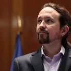 El vicepresidente segundo y líder de Podemos, Pablo Iglesias