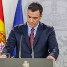 El presidente del Gobierno, Pedro Sánchez