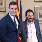 Pedro Sánchez y Pablo Iglesias