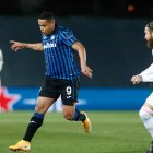 Luis Muriel, en la eliminatoria que enfrentó al Atalanta y al Real Madrid.