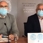 Manuel Villar y Antonio Manresa, portavoces del equipo de gobierno de Alicante