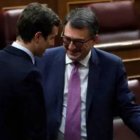 Aitor Esteban ha reactivado su "línea caliente" con el PP tras limar las últimas asperezas de la moción de censura.