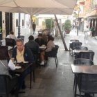 Veladores de la zona de Castaños en Alicante