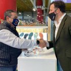 Pablo Ruz ha visitado a los empresarios ilicitanos en Futurmoda