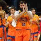 Imagen de los jugadores del Valencia Basket tras un partido - EFE