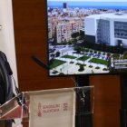 El presidente Ximo Puig ha presentado este lunes en Alicante el proyecto de la Ciudad de la Justicia