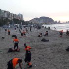 Retiran 42 toneladas de residuos en las playas tras la Noche de San Juan