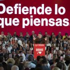 El secretario general del PSOE y presidente del Gobierno, Pedro Sánchez, asiste a la clausura de la Conferencia Municipal del PSOE - EUROPA PRESS