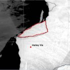 Nuevo iceberg en la Antártida- Imagen: (British Antarctic Survey)