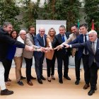 La alcaldesa de Granada, el consejero de la Presidencia y el rector de la Universidad de Granada, en la presentación del Centro de IA.