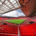 Vjsta actual de Old Trafford, el estadio del Manchester United.