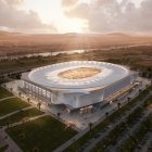 Imagen que recrea cómo quedará el Estadio de la Cartuja, Sevilla.