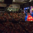 Aficionados en La Fonteta de València durante la semifinal de la Eurocopa