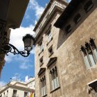 Fachada lateral del Palau de la Generalitat